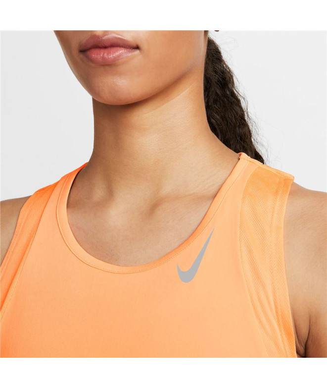 Camiseta de running Nike Dri-FIT Race Mujer Orange