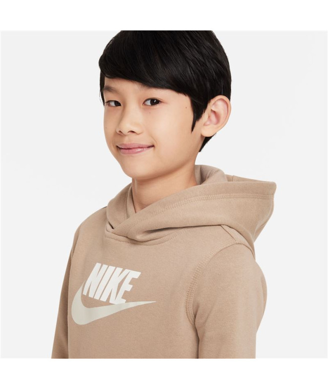 Moletom Nike Infantil Roupa de desporto Club Brown