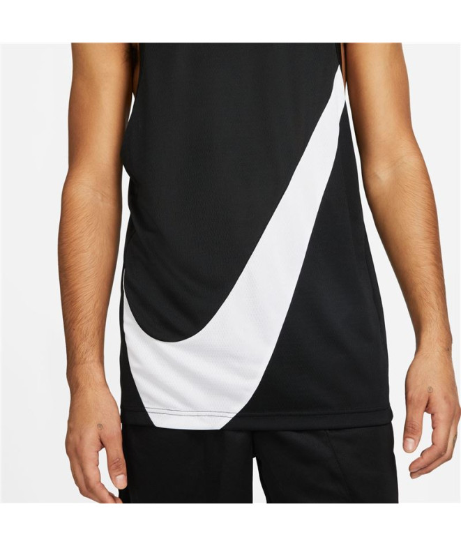 T-shirt basket-ball Nike Homme de Dri-FIT Noir