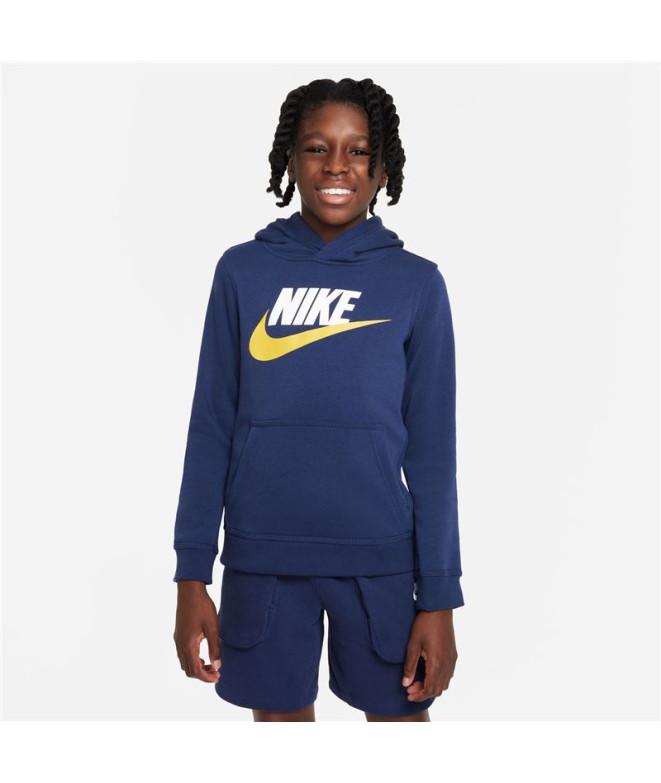 Sudadera Nike Sportswear Club Infantil Blue