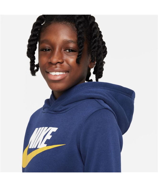 Sudadera Nike Sportswear Club Infantil Blue