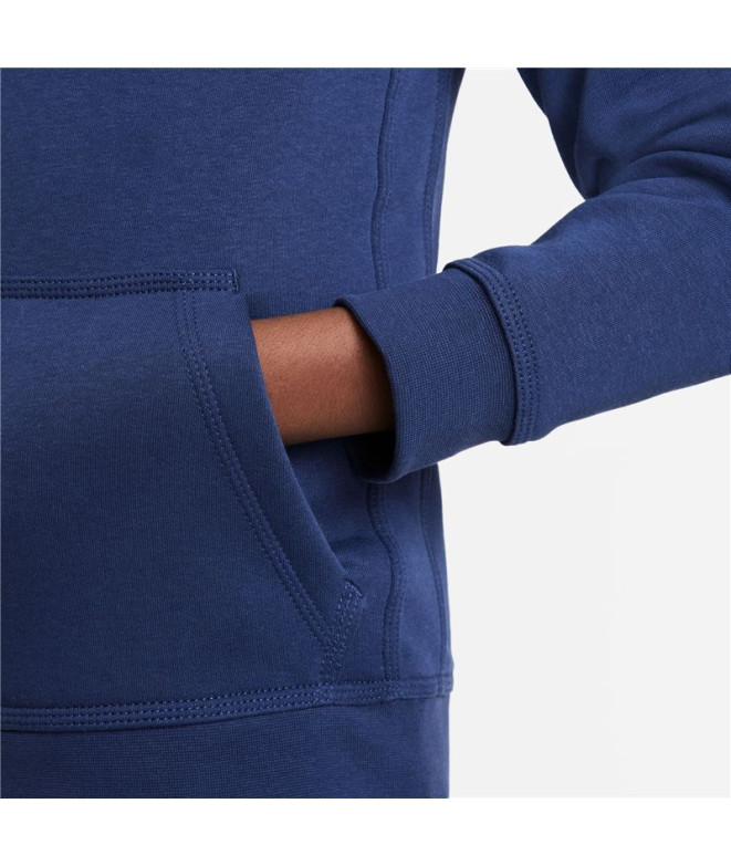 Sudadera Nike Sportswear Club Infantil Blue
