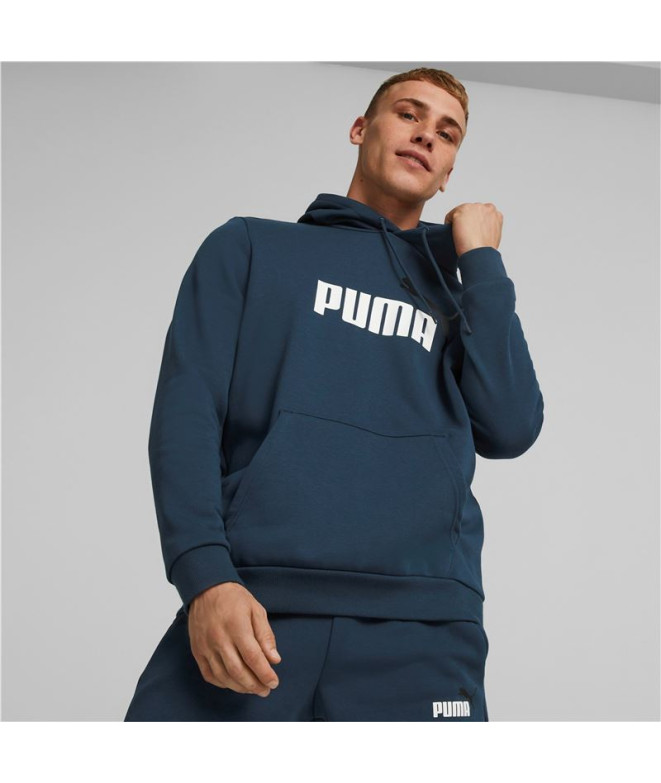 Sweat Homme Puma Essentials+ Two-Tone Blue