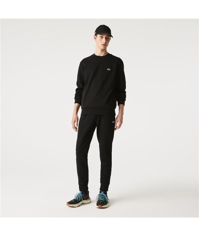 Pantalons longs Lacoste Coton Éco Homme Noir