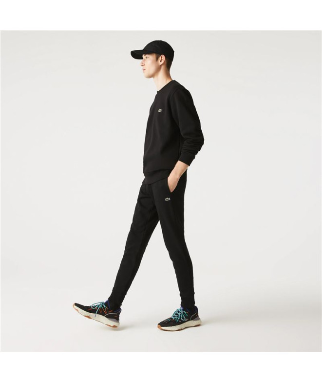 Pantalons longs Lacoste Coton Éco Homme Noir