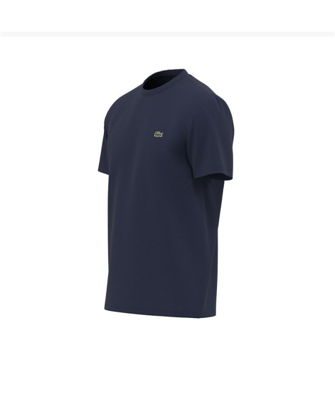 T-shirt Lacoste Coton Homme Bleu foncé