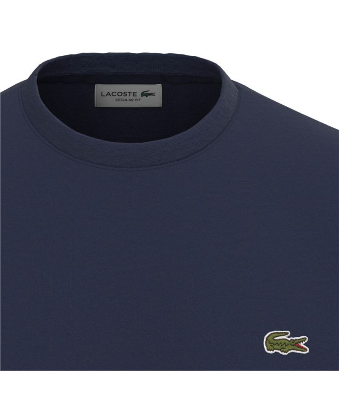 T-shirt Lacoste Algodão para homem Azul escuro