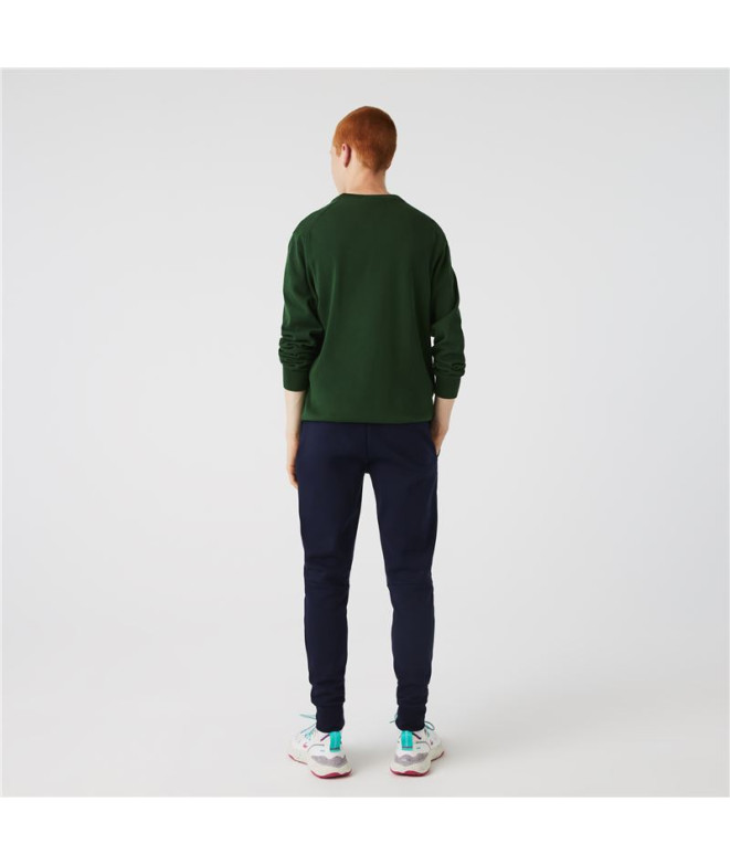 Pantalon long Lacoste Hommes Eco Coton Bleu foncé