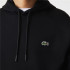 Sudadera con capucha Lacoste Algodón Eco Hombre Black