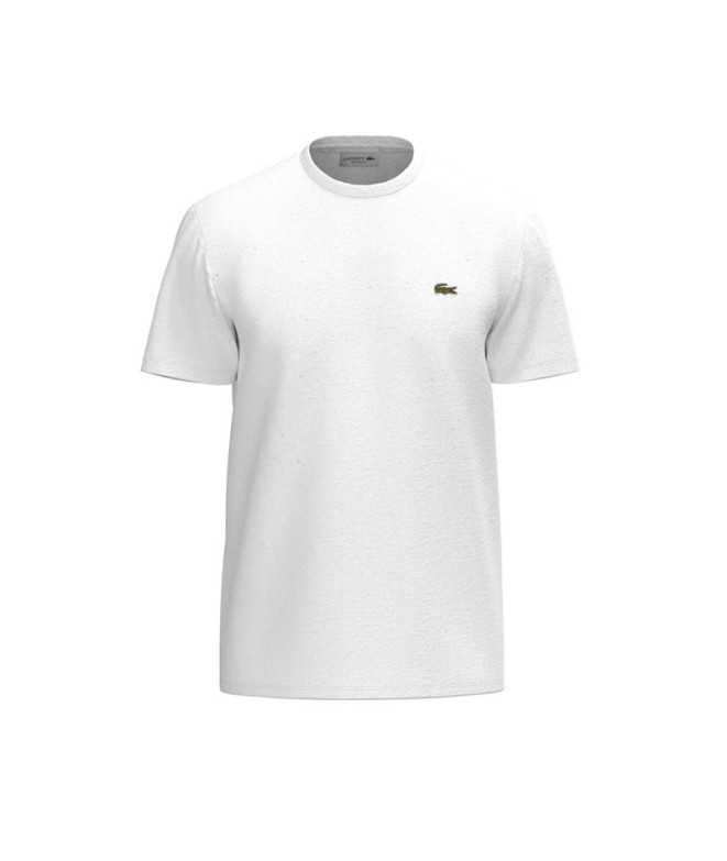 T-shirt Lacoste Algodão branco para homem