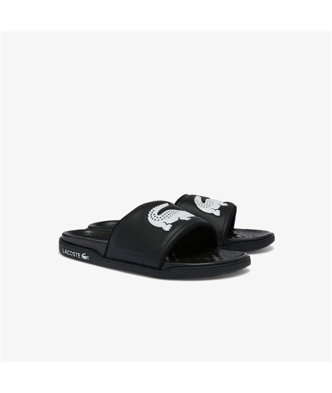 Tongs pour hommes Lacoste Croco Dualiste Man Black