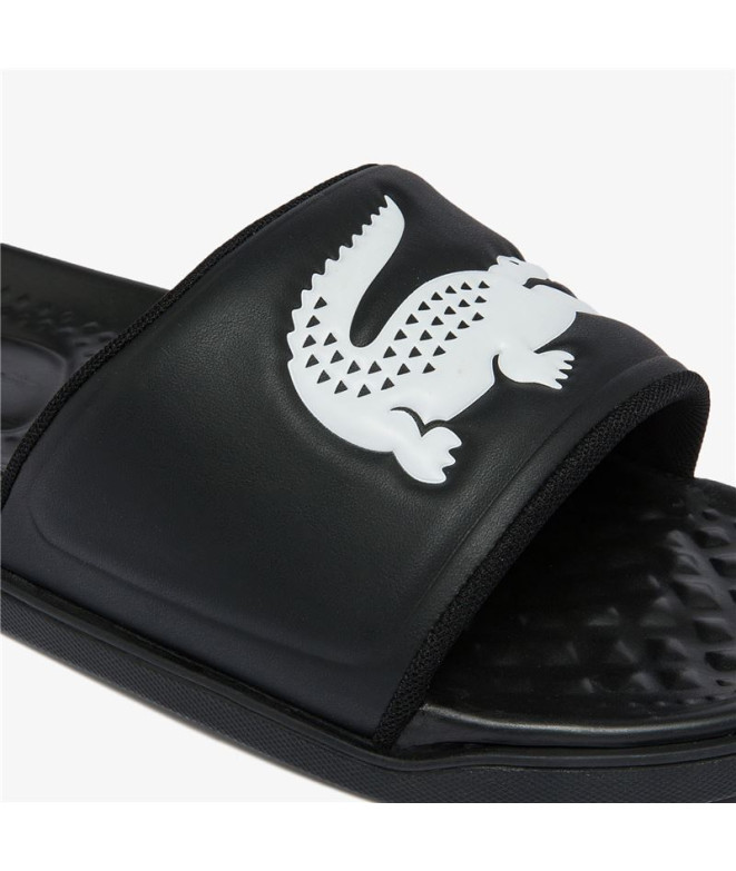 Tongs pour hommes Lacoste Croco Dualiste Man Black