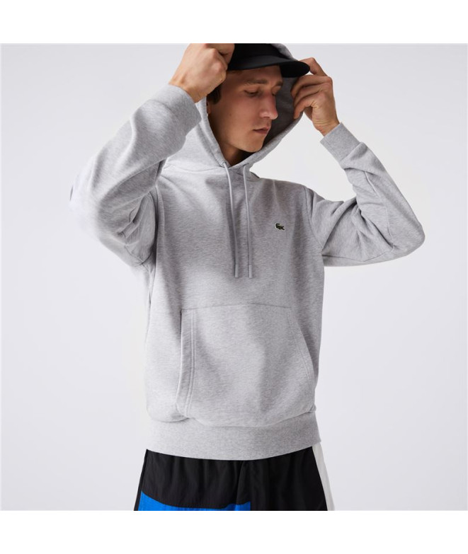 Sweat à capuche Lacoste Cotton Eco Man Grey