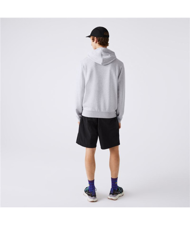 Sweat à capuche Lacoste Cotton Eco Man Grey