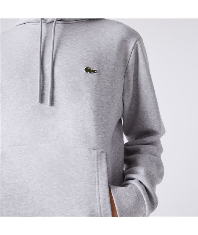 Sweat à capuche Lacoste Cotton Eco Man Grey