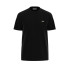 T-shirt Lacoste Algodão para homem Preto