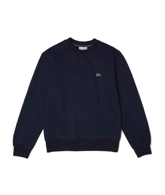 Sweatshirt Lacoste Algodão orgânico para homem Azul escuro