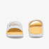 Chinelos de dedo para mulher Lacoste Croco Dualiste Women's White