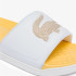 Chinelos de dedo para mulher Lacoste Croco Dualiste Women's White
