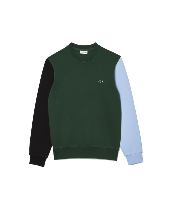 Sweatshirt Lacoste Fleece para homem Verde