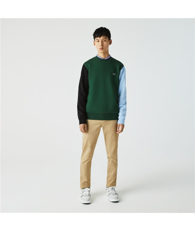 Sweatshirt Lacoste Fleece para homem Verde
