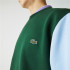Sweatshirt Lacoste Fleece para homem Verde