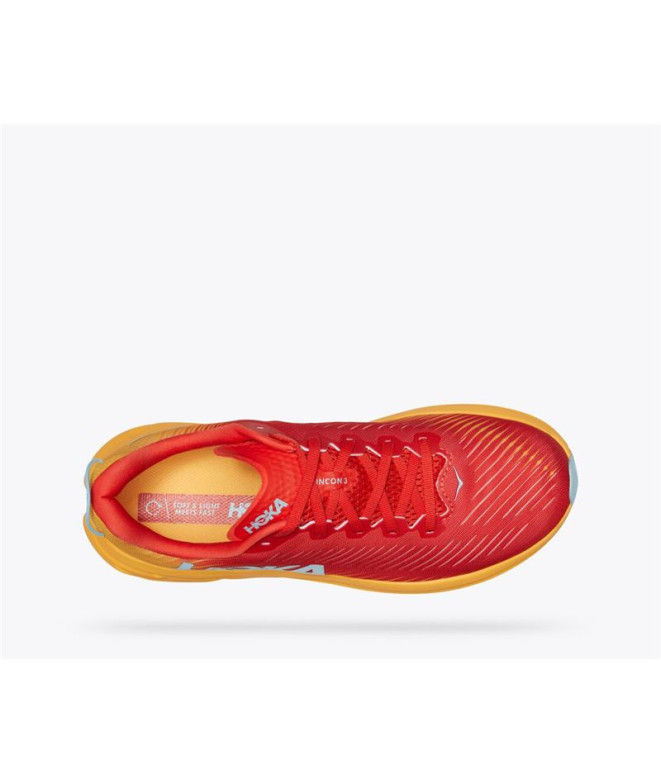 Zapatillas de running HOKA Rincon 3 Red Hombre