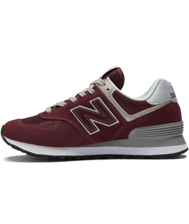 Zapatillas New Balance 574v3 Mujer Burgundy