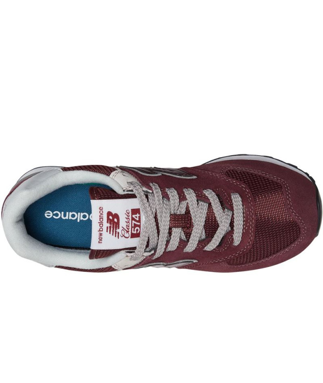 Zapatillas New Balance 574v3 Mujer Burgundy