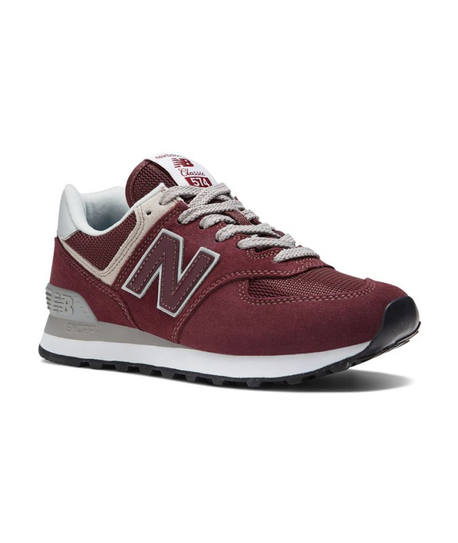 Zapatillas New Balance 574v3 Mujer Burgundy