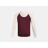 Sweatshirt Under Armour Marca de palavra Colorblock para homem Vermelho