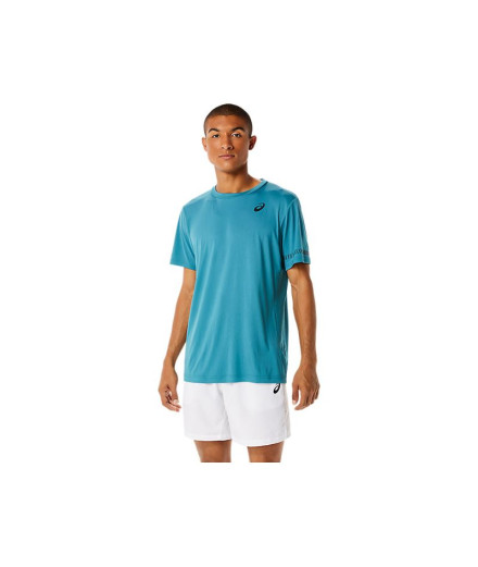 ASICS COURT M SS TEE Homens Azul ASICS COURT M SS TEE Homens Azul