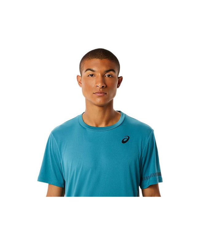 ASICS COURT M SS TEE Hommes Bleu