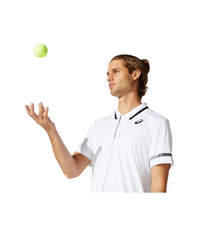 Polo ASICS COURT Hombre White