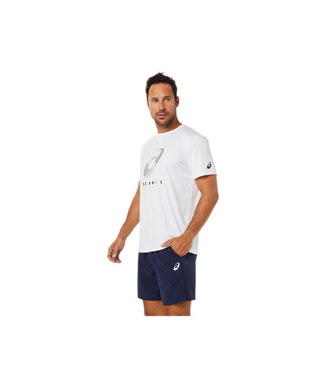 ASICS COURT M SPIRAL TEE Hommes Blanc
