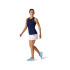 Camiseta de tenis ASICS COURT PIPING Mujer Blue