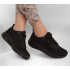 Zapatillas Skechers Bobs Squad Chaos - F Mujer Black Engineered Knit/ Trim