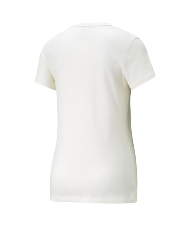 Camiseta Puma Ess+ Bordado Mulher