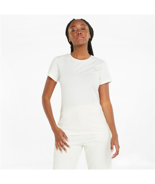 T-shirt Broderie Ess+ Puma Femme