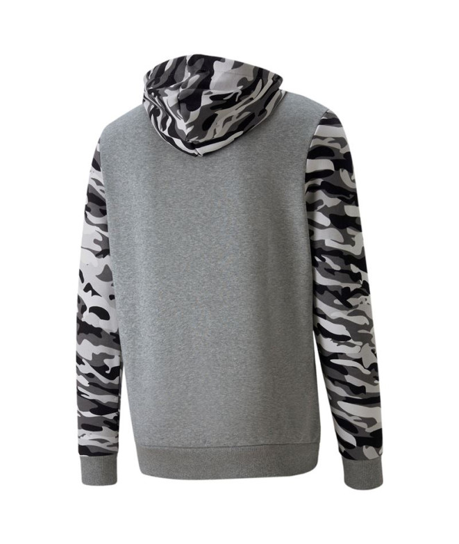 Sudadera Puma ESS Camo Hoodie Hombre Black
