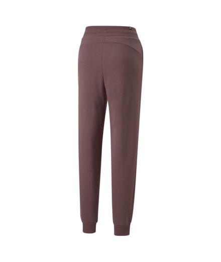 Puma ESS+ Embroidery High-W Pantalon Femmes Marron 2