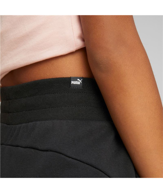 Calça Puma Ess+ Embroidery High Mulher