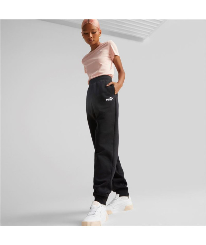 Calça Puma Ess+ Embroidery High Mulher