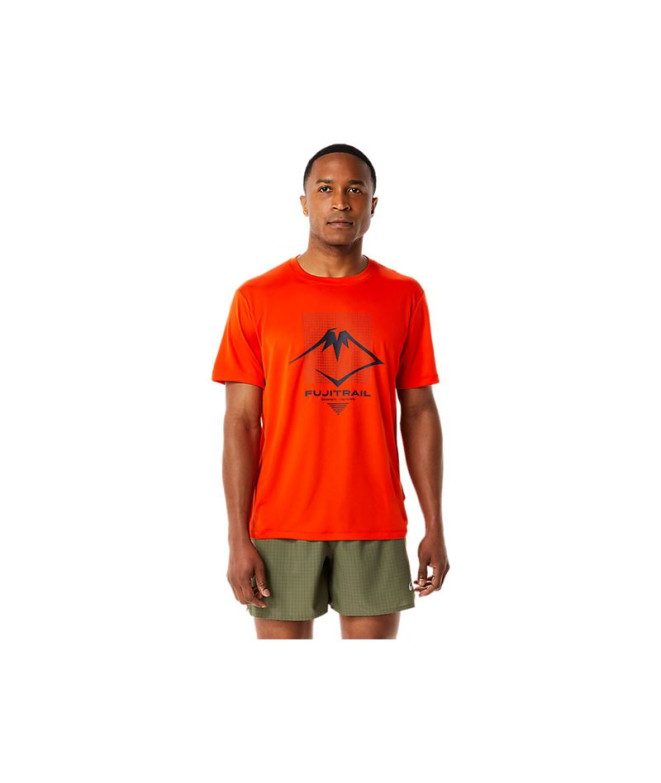 ASICS FUJITRAIL Top de Trilho para Homem Vermelho