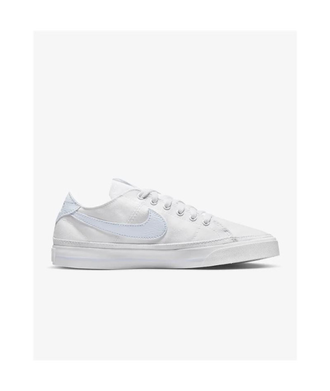 Zapatillas Nike Court Legacy Canvas Mujer White