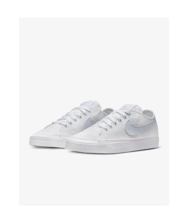 Zapatillas Nike Court Legacy Canvas Mujer White