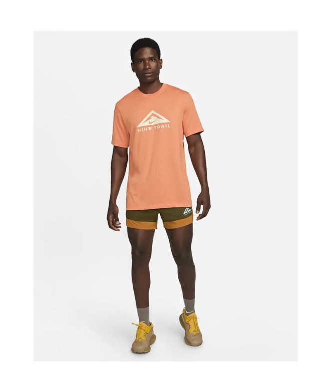 Camiseta Nike Homem Dri-FIT Laranja