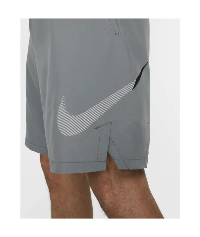 Calça Nike Homem Calções Dri-FIT Cinzento