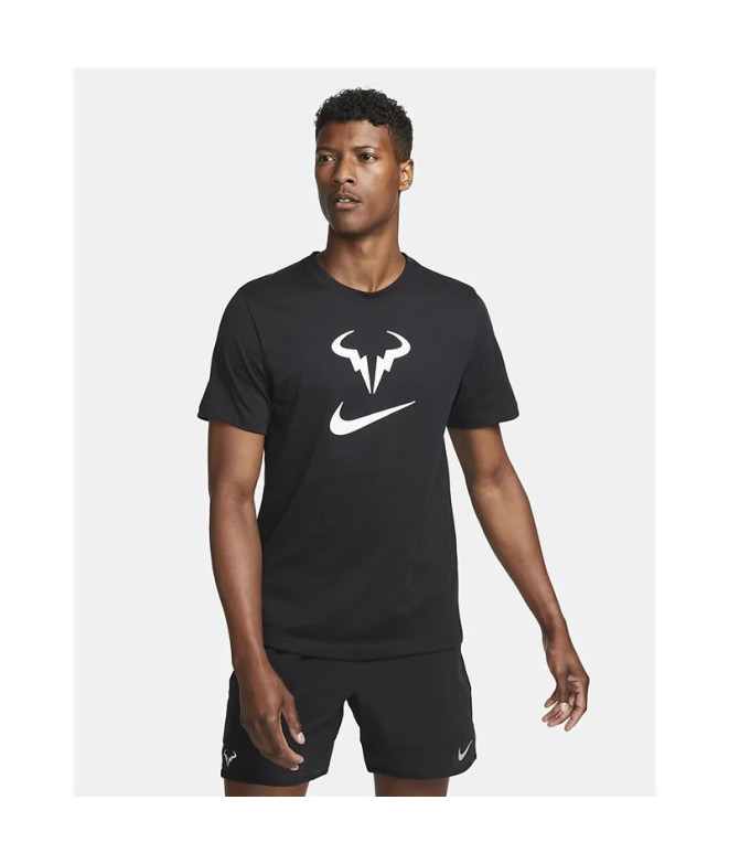 Camiseta de tenis Nike Court Dri-FIT Rafa Hombre Black
