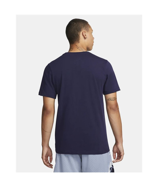 Camiseta basquetebol Nike Homem de Gianni Blue